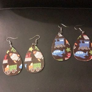 Things that go teardrop earrings